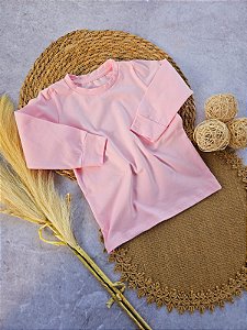 Camiseta Manga Longa Infantil Algodão Light