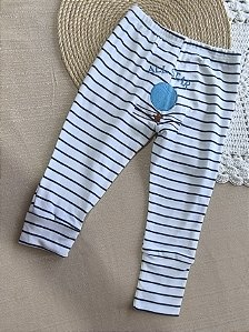 Calça Mijão para Bebê - Bordado no Bumbum e Extensor