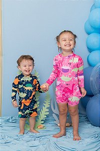 Macaquinho Infantil em Malha UV Estampada