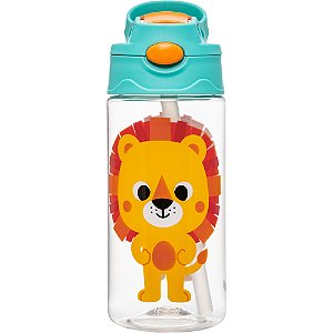 Garrafa Infantil em Tritan com Canudo Buba Zoo (450ml)