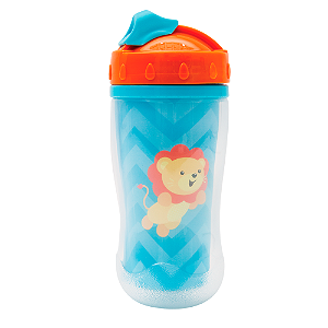 Copo com Parede Dupla Animal Fun (280ml)