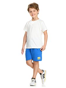 Bermuda Infantil Menino em Moletinho