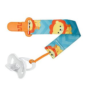 Prendedor de Chupeta Buba Animal Fun com Clipe de Trava
