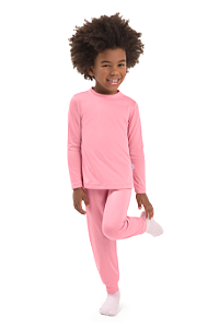 BLUSA MANGA LONGA EM MALHA TÉRMICA COM GOLA ALTA