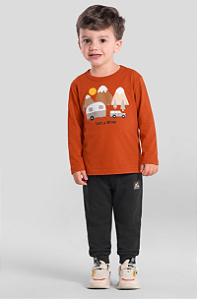 CONJUNTO INFANTIL MENINO ESTAMPADO BRANDILI