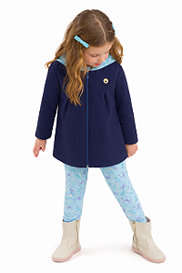 Conjunto Infantil Parka Moletom Felpado com Capuz e Calça Molecotton