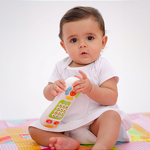 Controle Remoto Musical Infantil Buba com Luz e Sons