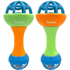 Chocalho Baby Shake Atividades Buba - Colorido e Macio