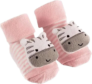 Meia Infantil Buba com Chocalho e Solado Antiderrapante