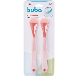 Kit 2 Colheres de Introdução Alimentar Termossensíveis Buba – Muda de Cor com o Calor