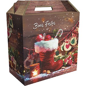 Caixa para Cesta de Natal 36x20x35 cm