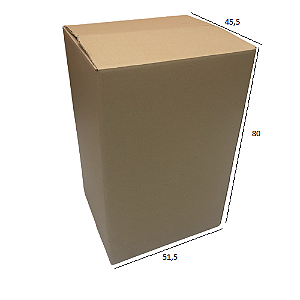 Caixa de Papelão para Transporte e Mudança N.23 51,5x45,5x80 cm Parda (1 unid)