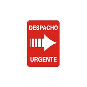Etiqueta - Despacho Urgente 9,8x15 cm (1 unid)