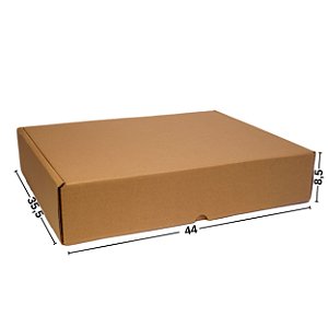 Caixa de Papelão para Envio Notebook 44x35,5xA:8,5 cm Parda (1 unid)