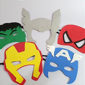 Máscaras Heróis [Lembrancinha/Fantasia]