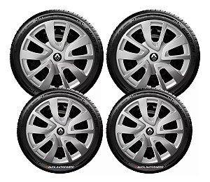 Kit Calota Sandero Logan Clio 2012 2013 2014 2015 Aro 14 870