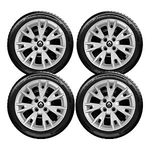 Kit Calota Logan Sandero 2019 2020 2021 Encaixe Aro 15 878