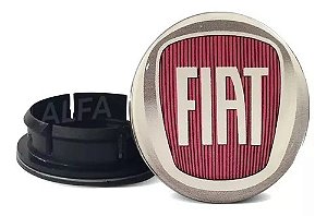 Jogo Calotinha Centro Roda Fiat Linea Absolute 49,6mm