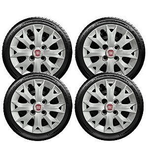 Jogo Calota Aro 13 Palio Fire Economy 2014 À 2016 158