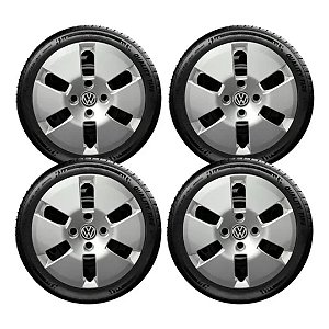 Jogo Calota Aro 14 Volkswagem Up 2014 A 2016 Gol 188