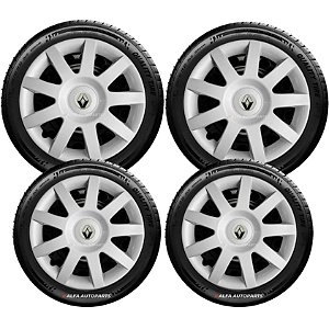 Kit Calota Aro 14 Renault Sandero Clio Symbol Kangoo 873