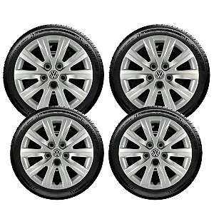 Jogo Calota Aro 15 Parafuso Fox Spacefox Polo Golf 078