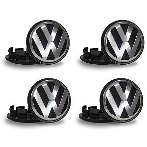 Jogo 4 Calota Centro Roda Volkswagen Passat Jetta Amarok