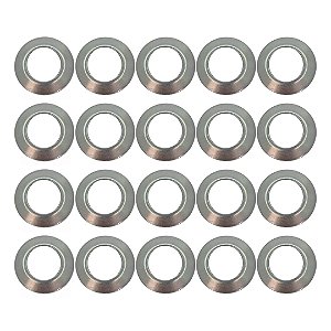 Kit De 20 Arruelas Para Calotas De Metal