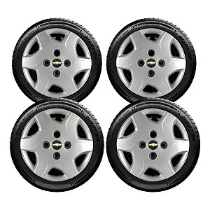 Jogo Calota Aro 13 Corsa Celta Classic Prisma 042