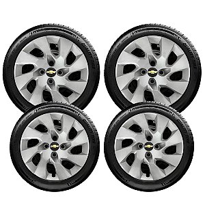 Jogo Calota Corsa Celta Prisma Aro 13 Parafuso 158