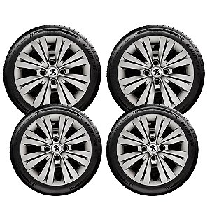 Jogo Calota Aro 13 Peugeot 206 207 Todos Anos 244