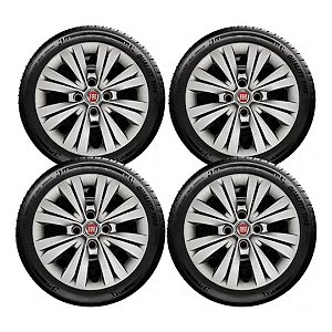 Jogo Calota Esportiva Palio Uno Siena Fiorino Aro 13 244