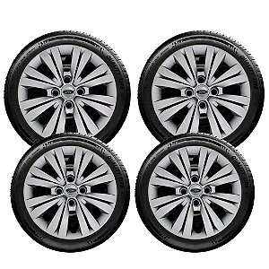 Jogo Calota Fiesta Ka Escort Ecosport Aro 15 Parafuso 246
