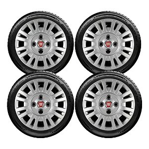 Kit Calota Uno Fire 2003 2004 2005 2006 2007 Aro 13 054