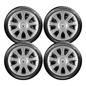 Kit Calota Clio Kangoo 2000 2001 2002 2003 Aro 14 086