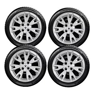 Kit Calota Logan Sandero 2019 2020 2021 Encaixe Aro 15 878