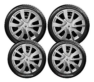 Kit Calota Sandero Logan Clio 2012 2013 2014 2015 Aro 14 870