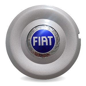 Calota Tampa Centro P/ Roda Fiat Stilo Aro 16 Connect Azul