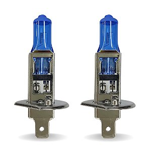 Par Lampada Super Branca H1 8500k Tipo Halógena 12v 55w Hid