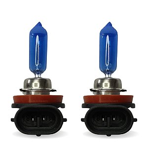 Par Lampada Super Branca H11 8500k Tipo Halógena 12v 55w