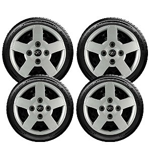 Jogo Calota Chery Qq 2011 2012 2013 2014 2015 Aro 13 013