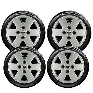 Jogo Calota Ford Ka Fiesta Escort 93 À 98 Aro 13 033