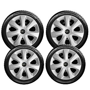 Jogo Calota Chery Qq 2011 2012 2013 2014 2015 Aro 13 186