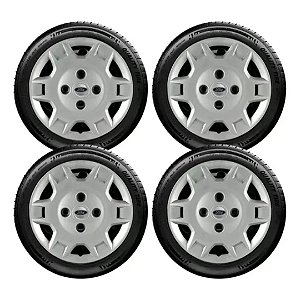 Jogo Calota Ford Ka 2003 2004 2005 2006 2007 2008 Aro 13 046