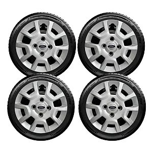 Jogo Calota Ford Ka 2004 2005 2006 2007 2008 2009 2010 124