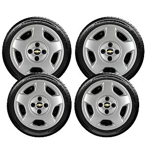 Jogo Calota Chevrolet Corsa Classic Celta Prisma Aro 13 113