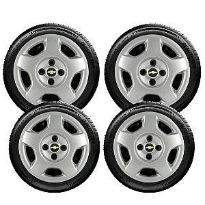 Jogo Calota Chevrolet Corsa Classic Celta Prisma Aro 14 053