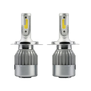 Kit Lampada Super Led C6 55w 9v/32v 6000k 8000lm - H4
