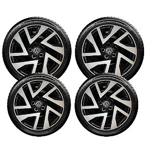 Jogo Calota Preta Aro 15 Fox Virtus 2020 2021 2022 2023 197