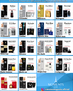 PERFUMES MASCULINOS MOMENTS PARIS 15ML
